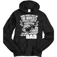The Most Important Call Me Dad Fisherman Tie Dye Hoodie