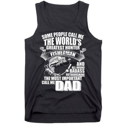 The Most Important Call Me Dad Fisherman Tank Top