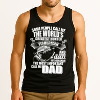 The Most Important Call Me Dad Fisherman Tank Top