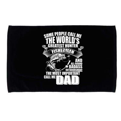 The Most Important Call Me Dad Fisherman Microfiber Hand Towel