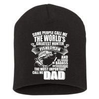 The Most Important Call Me Dad Fisherman Short Acrylic Beanie
