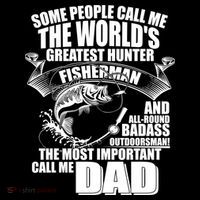 The Most Important Call Me Dad Fisherman Kids T-Shirt