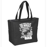 The Most Important Call Me Dad Fisherman Zip Tote Bag