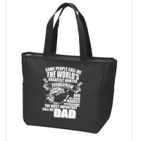 The Most Important Call Me Dad Fisherman Zip Tote Bag