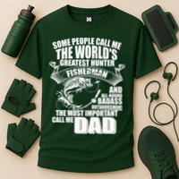 The Most Important Call Me Dad Fisherman Performance Shirt