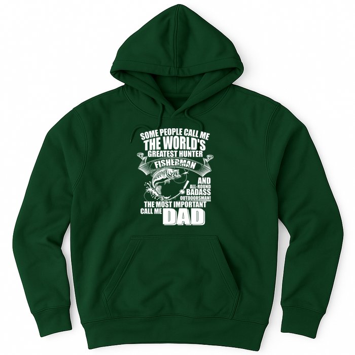 The Most Important Call Me Dad Fisherman Hoodie