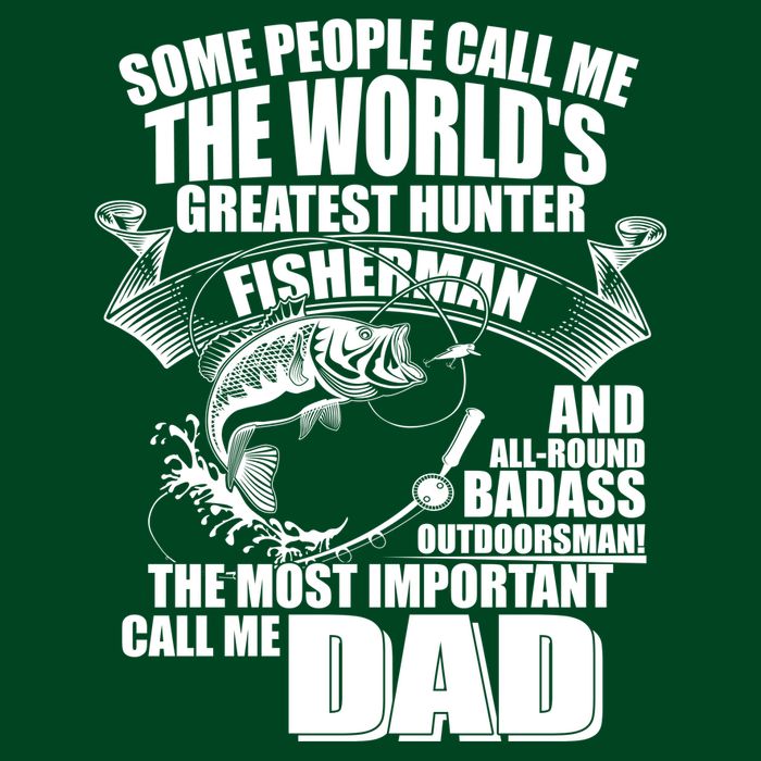 The Most Important Call Me Dad Fisherman Hoodie
