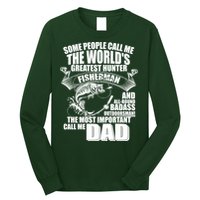 The Most Important Call Me Dad Fisherman Long Sleeve Shirt