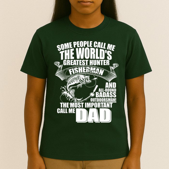 The Most Important Call Me Dad Fisherman T-Shirt