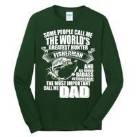 The Most Important Call Me Dad Fisherman Tall Long Sleeve T-Shirt