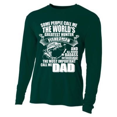 The Most Important Call Me Dad Fisherman Cooling Performance Long Sleeve Crew