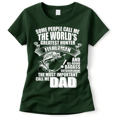 The Most Important Call Me Dad Fisherman Womens T-Shirt