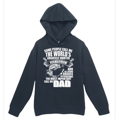 The Most Important Call Me Dad Fisherman Urban Pullover Hoodie