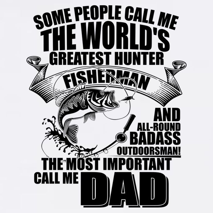 The Most Important Call Me Dad Fisherman Garment-Dyed Sweatshirt