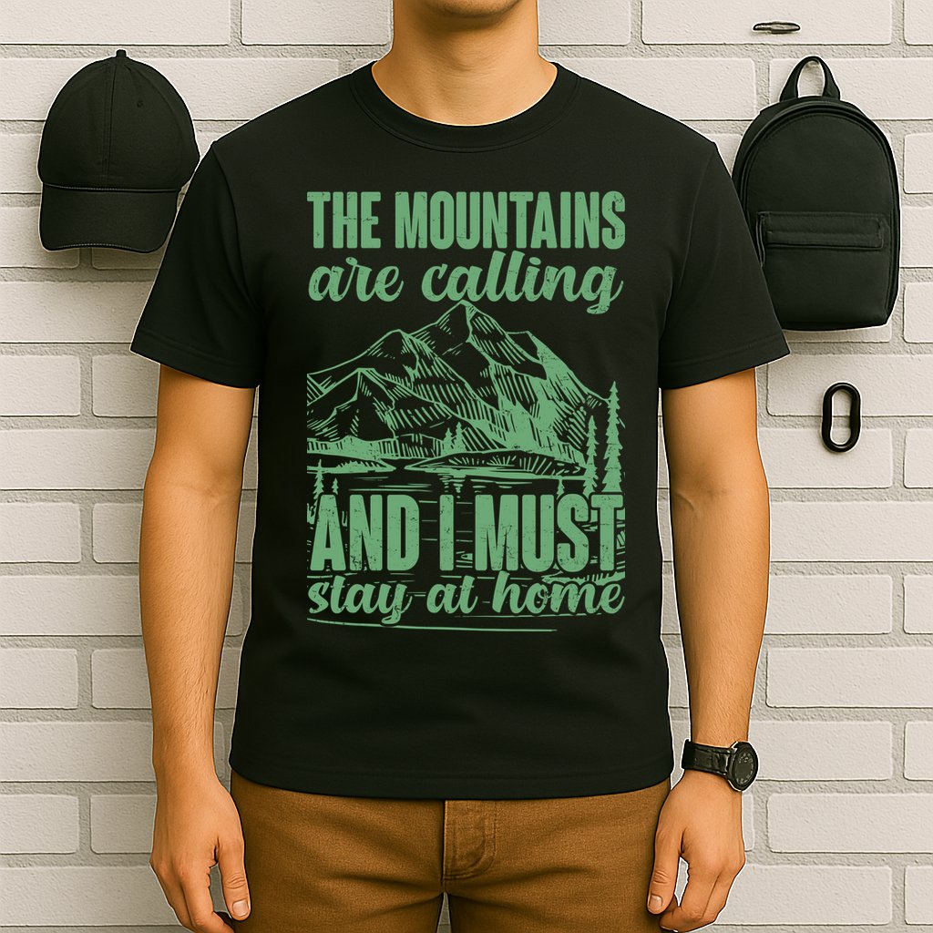 The Mountains Are Calling And I Must Stay At Home T-Shirt