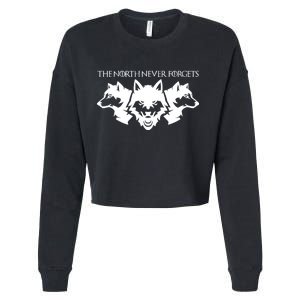 The North Never Forgets Cropped Pullover Crew