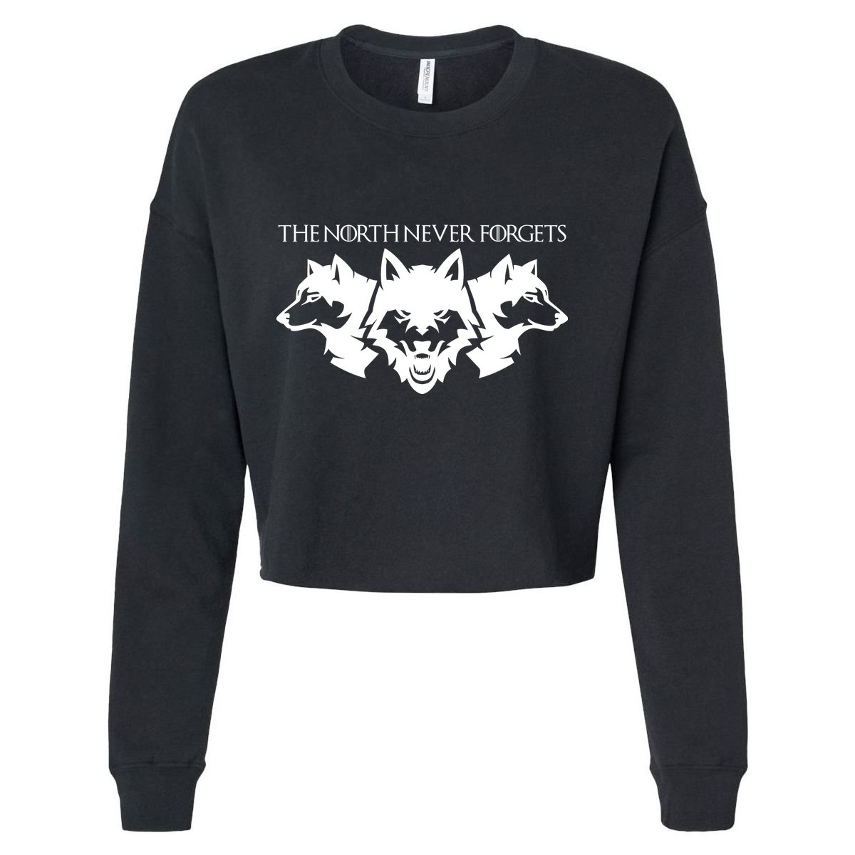 The North Never Forgets Cropped Pullover Crew