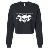 The North Never Forgets Cropped Pullover Crew