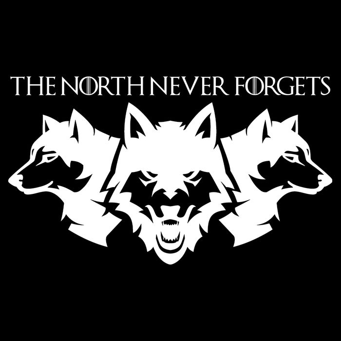 The North Never Forgets Cropped Pullover Crew
