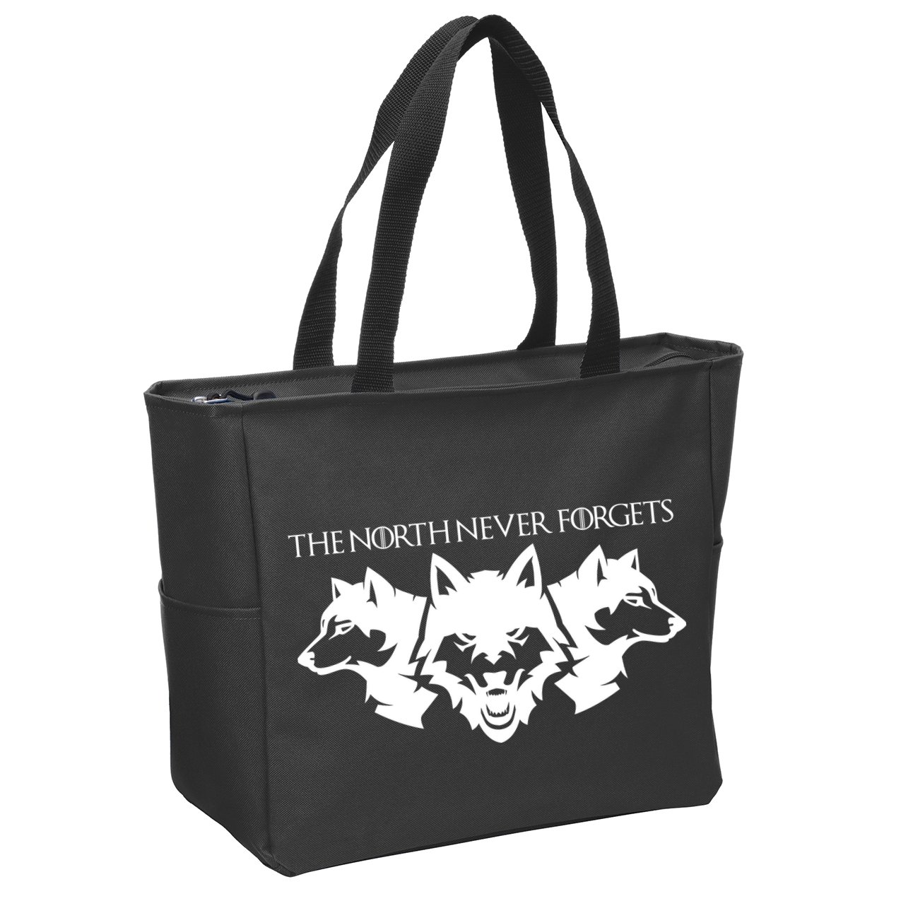 The North Never Forgets Zip Tote Bag
