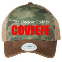 The Nuclear Code is Covfefe Funny Tweet Legacy Tie Dye Trucker Hat