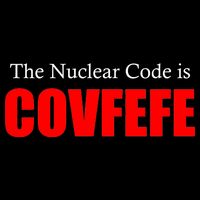 The Nuclear Code is Covfefe Funny Tweet Tall T-Shirt