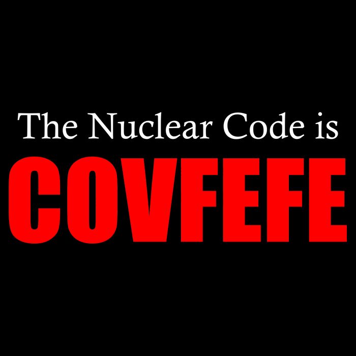 The Nuclear Code is Covfefe Funny Tweet Tall T-Shirt
