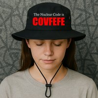 The Nuclear Code is Covfefe Funny Tweet Bucket Hat