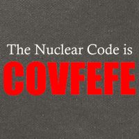 The Nuclear Code is Covfefe Funny Tweet Cotton Canvas Backpack