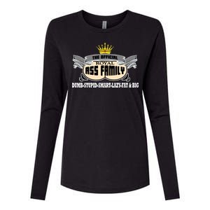 The Official Royal Ass Family Funny Womens Cotton Relaxed Long Sleeve T-Shirt