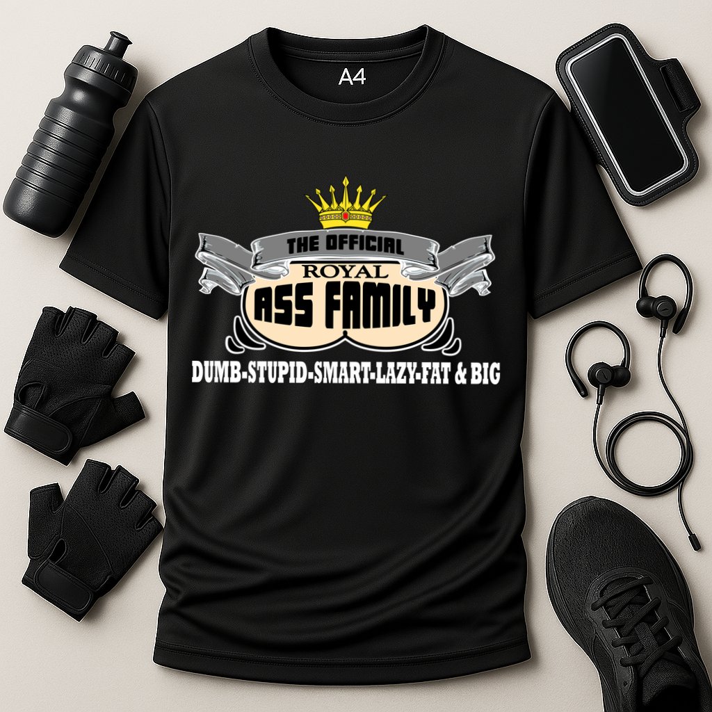 The Official Royal Ass Family Funny Cooling Performance Crew T-Shirt