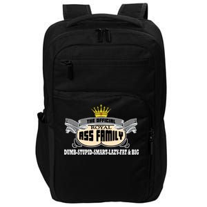 The Official Royal Ass Family Funny Impact Tech Backpack