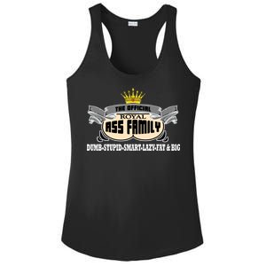 The Official Royal Ass Family Funny Ladies PosiCharge Competitor Racerback Tank