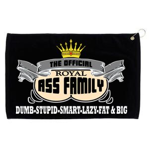 The Official Royal Ass Family Funny Grommeted Golf Towel