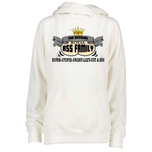 The Official Royal Ass Family Funny Womens Funnel Neck Pullover Hood