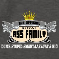 The Official Royal Ass Family Funny Vector Backpack
