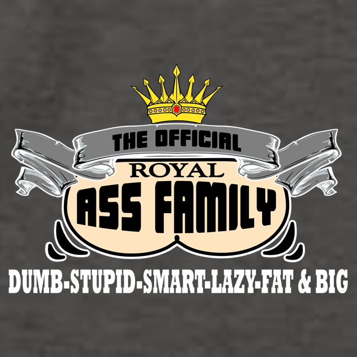 The Official Royal Ass Family Funny Vector Backpack