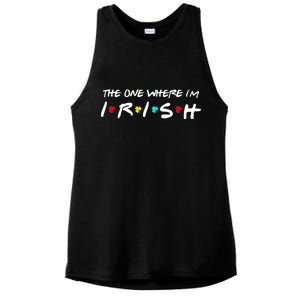 The One Where I'm Irish Ladies PosiCharge Tri-Blend Wicking Tank