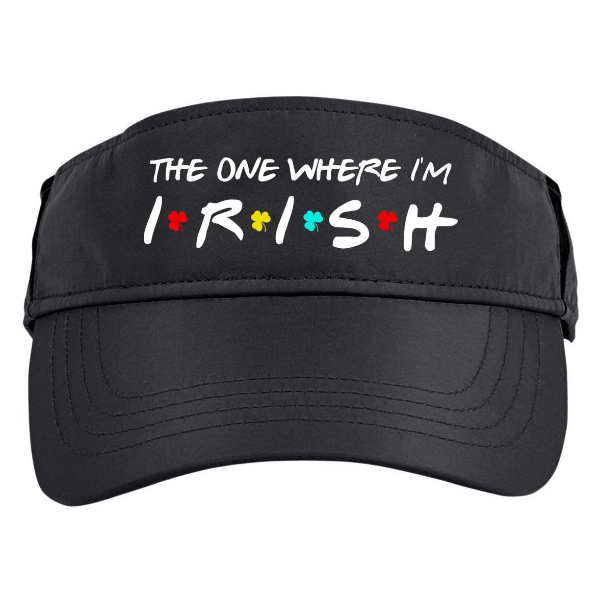 The One Where I'm Irish Adult Drive Performance Visor