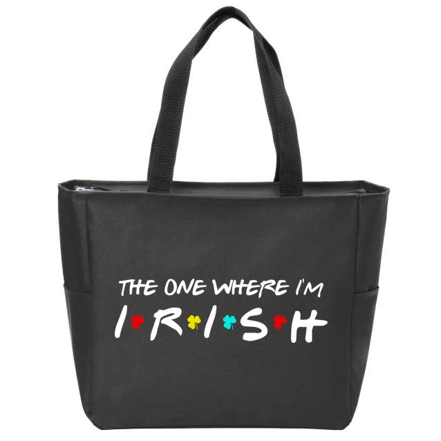 The One Where I'm Irish Zip Tote Bag