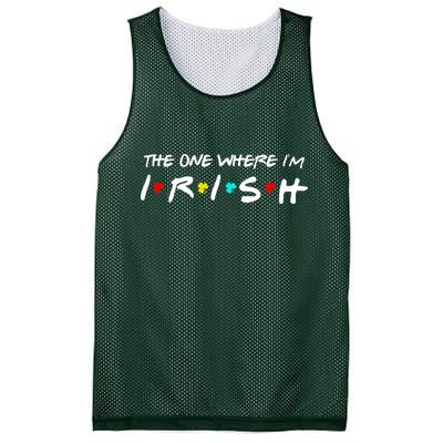 The One Where I'm Irish Mesh Reversible Basketball Jersey Tank