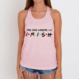 The One Where I'm Irish Women's Knotted Racerback Tank