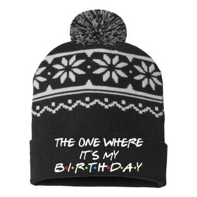 The One Where It's My Birthday USA-Made Snowflake Beanie