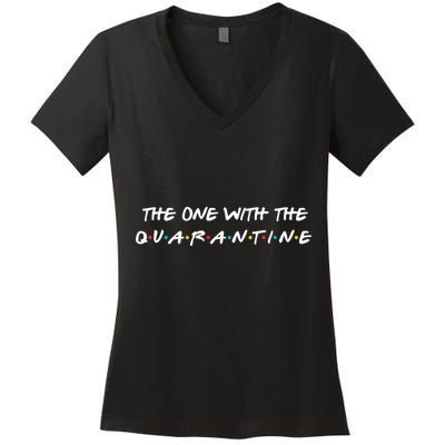 The One With The Quarantine Women's V-Neck T-Shirt