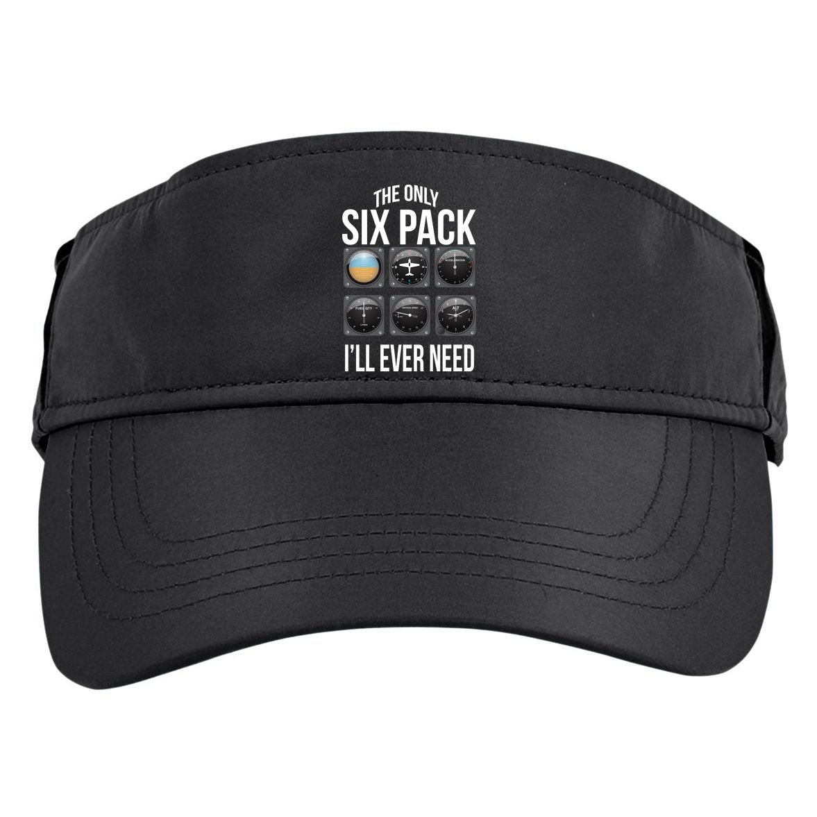 The Only Six Pack I'll Ever Need  Adult Drive Performance Visor
