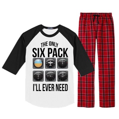 The Only Six Pack I'll Ever Need  Raglan Sleeve Pajama Set