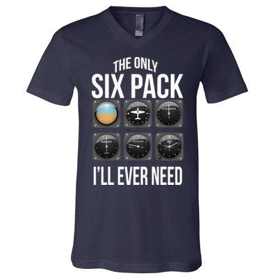 The Only Six Pack I'll Ever Need  V-Neck T-Shirt