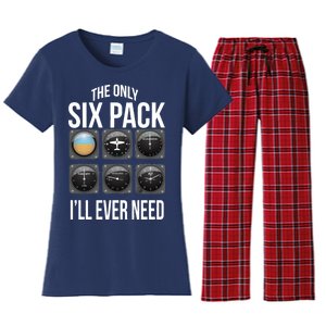 The Only Six Pack I'll Ever Need  Women's Flannel Pajama Set