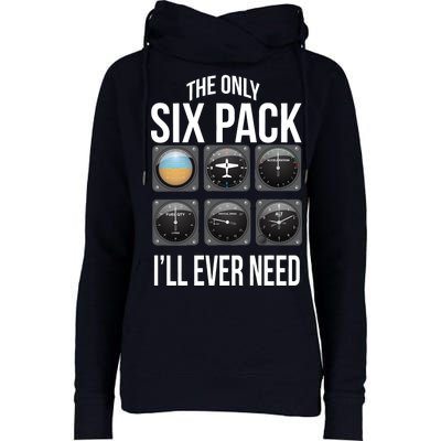 The Only Six Pack I'll Ever Need  Womens Funnel Neck Pullover Hood