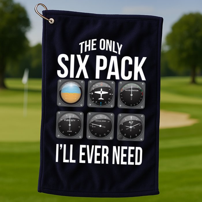 The Only Six Pack I'll Ever Need  Golf Towel